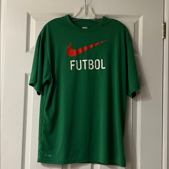 Nike Other - On hold - Nike Red and Green Futbol Men's Tee